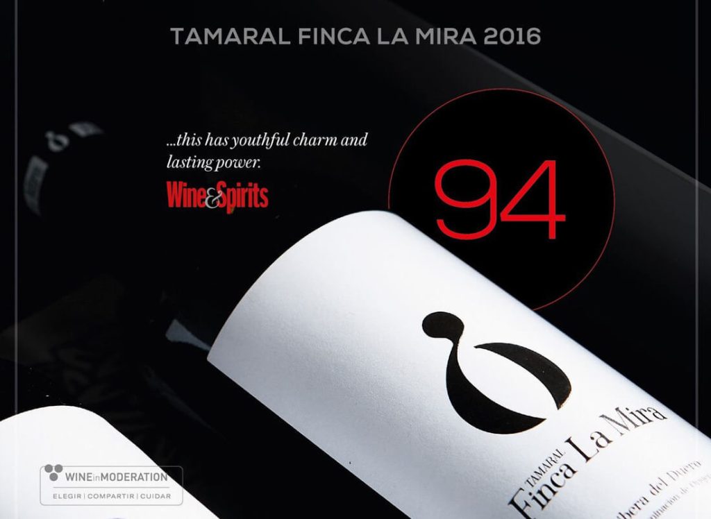 WINE & SPIRITS MAGAZINE OTORGA 94 PUNTOS A TAMARAL FINCA LA MIRA