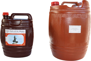 Garrafa plástico de 5L y 15L